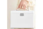 Songmics JBC159W01 4 Tier Jewelry Box | White Songmics JBC159W01 4 Tier Jewelry Box | White