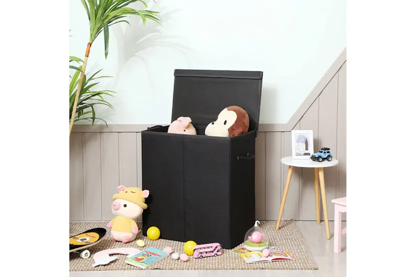 Songmics LCB02BK 142L Laundry Basket | Black Songmics LCB02BK 142L Laundry Basket | Black