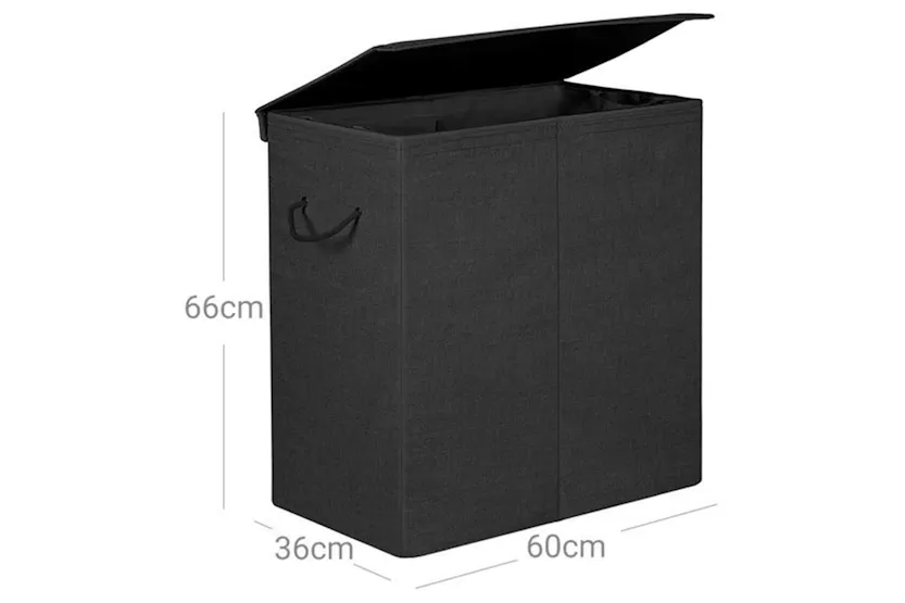 Songmics LCB02BK 142L Laundry Basket | Black Songmics LCB02BK 142L Laundry Basket | Black