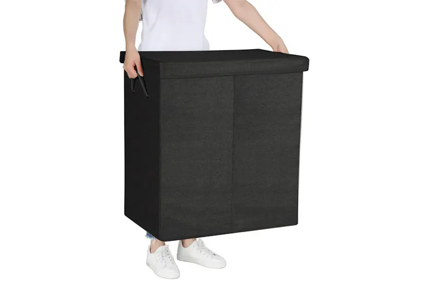 Songmics LCB02BK 142L Laundry Basket | Black Songmics LCB02BK 142L Laundry Basket | Black