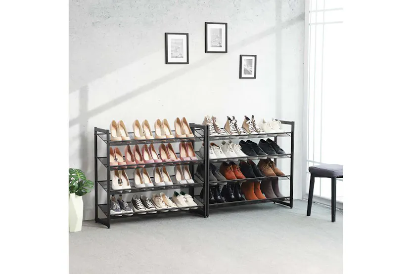 Songmics LMR08B 8 Tier Shoe Rack | Black Songmics LMR08B 8 Tier Shoe Rack | Black