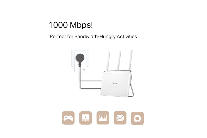 TP-Link AV1000 Gigabit Powerline Starter Kit TP-Link AV1000 Gigabit Powerline Starter Kit
