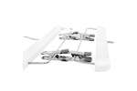 Songmics CRW008WT-8 Adjustable Trouser Hangers 8 Pieces | White Songmics CRW008WT-8 Adjustable Trouser Hangers 8 Pieces | White