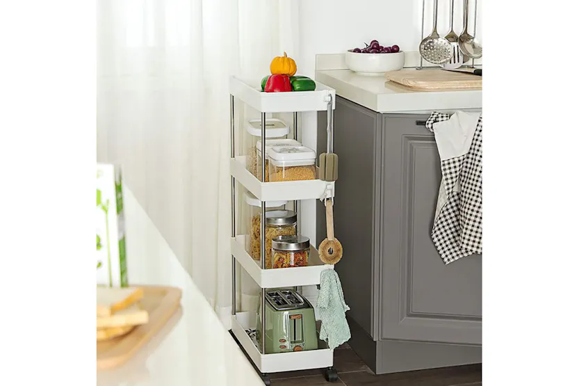 Songmics KSC10WT Space-Saving Kitchen Shelf Songmics KSC10WT Space-Saving Kitchen Shelf