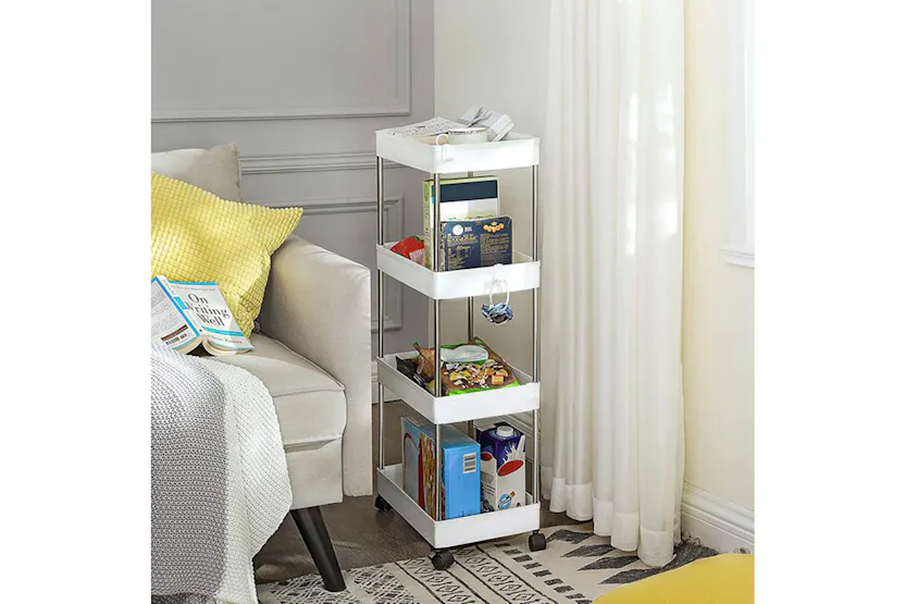 Songmics KSC10WT Space-Saving Kitchen Shelf Songmics KSC10WT Space-Saving Kitchen Shelf