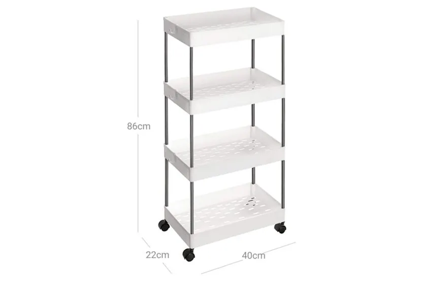 Songmics KSC10WT Space-Saving Kitchen Shelf Songmics KSC10WT Space-Saving Kitchen Shelf