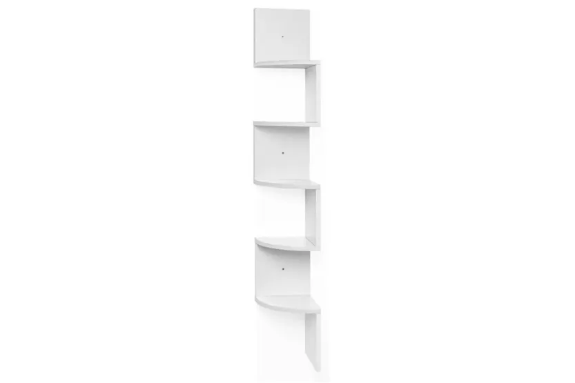 Vasagle LBC20WT Floating Corner Shelf | White Vasagle LBC20WT Floating Corner Shelf | White