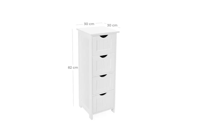 Vasagle LHC40W Country Style Side Cabinet Vasagle LHC40W Country Style Side Cabinet