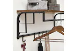 Vasagle LCR102B01 Wall Coat Rack with 5 Removable Hooks Vasagle LCR102B01 Wall Coat Rack with 5 Removable Hooks