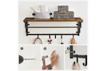 Vasagle LCR102B01 Wall Coat Rack with 5 Removable Hooks Vasagle LCR102B01 Wall Coat Rack with 5 Removable Hooks