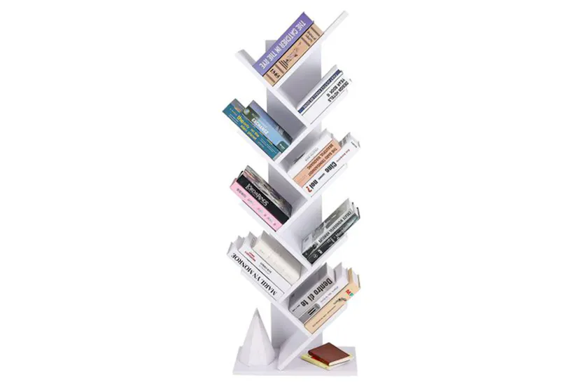 Vasagle LBC11WTV1 Tree Shaped Bookshelf 8 Levels Vasagle LBC11WTV1 Tree Shaped Bookshelf 8 Levels