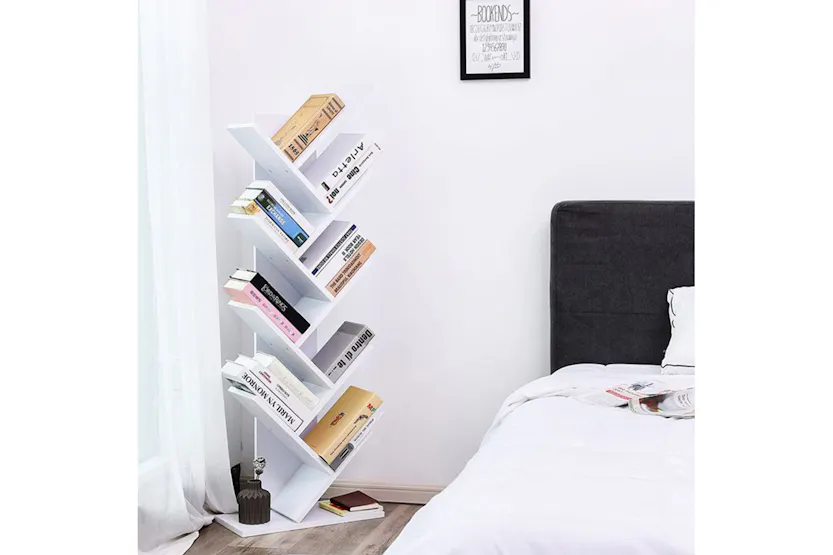 Vasagle LBC11WTV1 Tree Shaped Bookshelf 8 Levels Vasagle LBC11WTV1 Tree Shaped Bookshelf 8 Levels