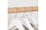 Songmics CRW001W01 Wooden Hangers | Set of 20 | White Songmics CRW001W01 Wooden Hangers | Set of 20 | White