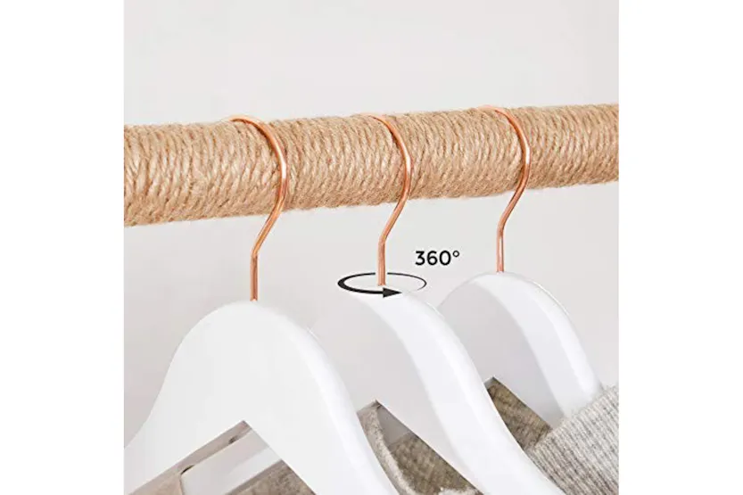 Songmics CRW001W01 Wooden Hangers | Set of 20 | White Songmics CRW001W01 Wooden Hangers | Set of 20 | White