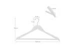 Songmics CRW001W01 Wooden Hangers | Set of 20 | White Songmics CRW001W01 Wooden Hangers | Set of 20 | White