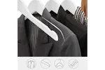 Songmics CRW003WT20 Plain Brackets Coat Hangers | 20 Pieces | White Songmics CRW003WT20 Plain Brackets Coat Hangers | 20 Pieces | White