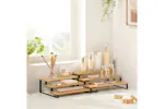 Songmics KCS016N01 Spice Rack | Set of 2 | Natural Black Songmics KCS016N01 Spice Rack | Set of 2 | Natural Black