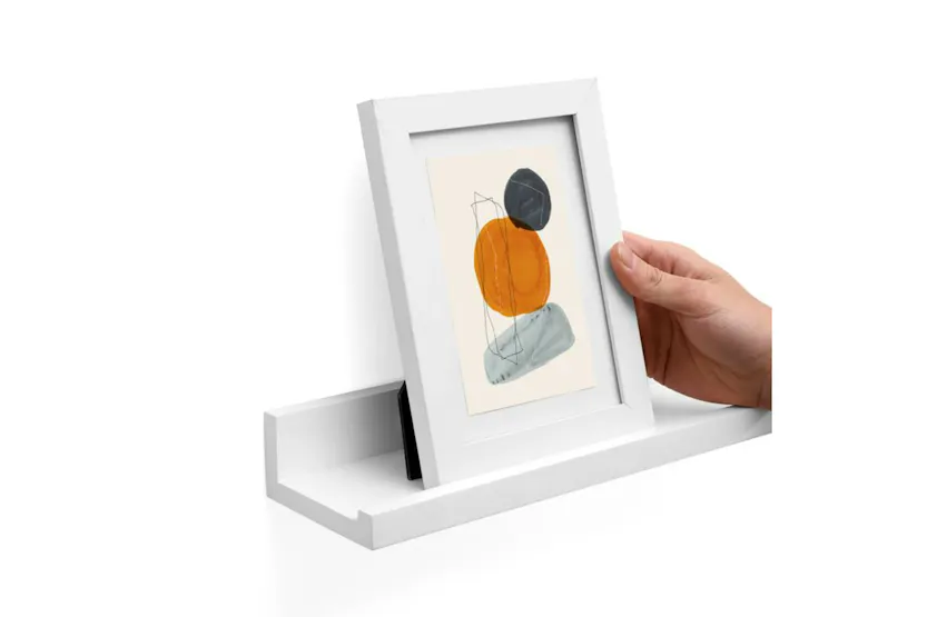 Songmics LWS080W01 Wall shelves | Set of 2 | White Songmics LWS080W01 Wall shelves | Set of 2 | White