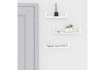 Songmics LWS40WT Floating Shelves | Set of 3 | White Songmics LWS40WT Floating Shelves | Set of 3 | White
