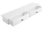 Songmics LWS65WT Wall Shelf 2 Drawers | White Songmics LWS65WT Wall Shelf 2 Drawers | White