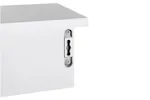 Songmics LWS65WT Wall Shelf 2 Drawers | White Songmics LWS65WT Wall Shelf 2 Drawers | White
