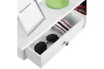 Songmics LWS65WT Wall Shelf 2 Drawers | White Songmics LWS65WT Wall Shelf 2 Drawers | White