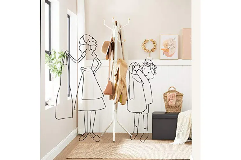 Songmics RCR19W Metal Hat Stand | White Songmics RCR19W Metal Hat Stand | White