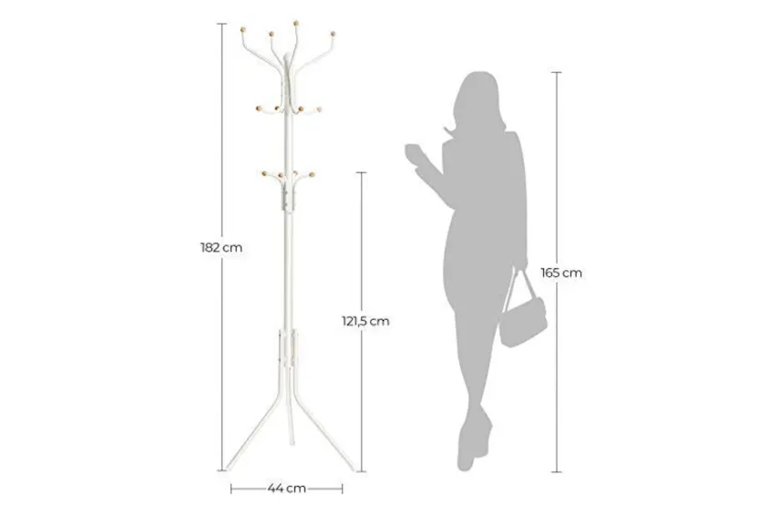 Songmics RCR19W Metal Hat Stand | White Songmics RCR19W Metal Hat Stand | White