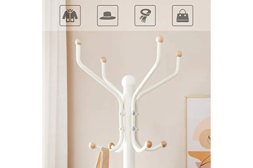 Songmics RCR19W Metal Hat Stand | White Songmics RCR19W Metal Hat Stand | White