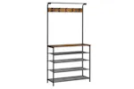 Vasagle HSR408B01 Coat Stand with Shoe Rack Vasagle HSR408B01 Coat Stand with Shoe Rack
