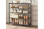 Vasagle HSR408B01 Coat Stand with Shoe Rack Vasagle HSR408B01 Coat Stand with Shoe Rack