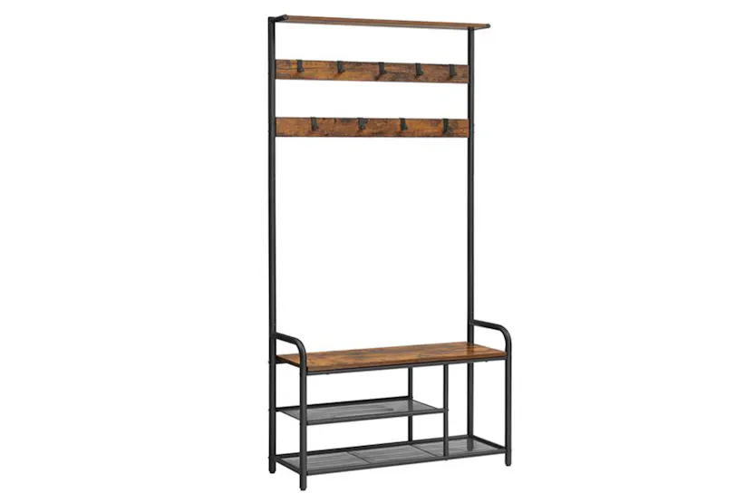 Vasagle HSR409B01 Coat Stand with Bench Vasagle HSR409B01 Coat Stand with Bench