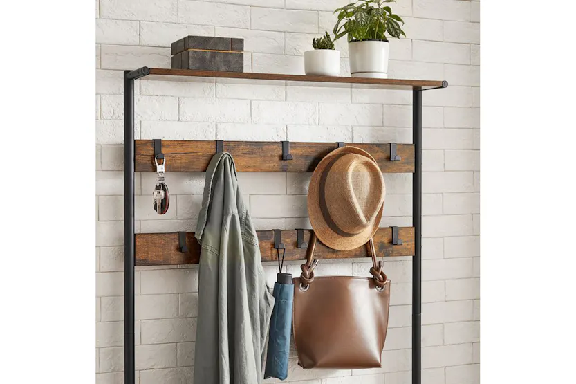 Vasagle HSR409B01 Coat Stand with Bench Vasagle HSR409B01 Coat Stand with Bench