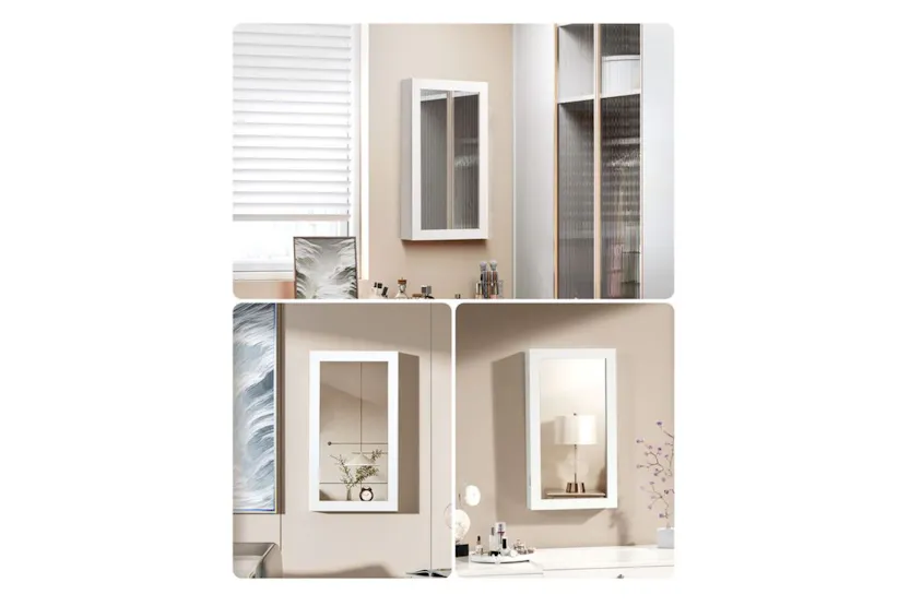 Songmics JBC51W Stylish Hanging Jewelry Cabinet Songmics JBC51W Stylish Hanging Jewelry Cabinet