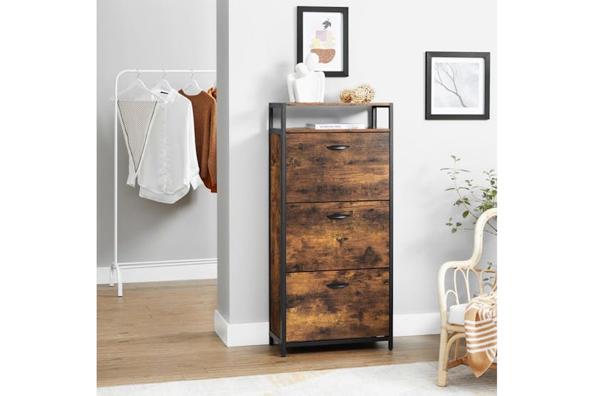 Vasagle LBS101B01 Shoe Cabinet with 3 Flaps Vasagle LBS101B01 Shoe Cabinet with 3 Flaps