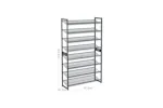 Songmics LMR08GB Shoe Rack | Set of 2 | Grey Songmics LMR08GB Shoe Rack | Set of 2 | Grey