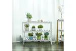 Songmics LBS13W Bamboo Shoe Rack | White Songmics LBS13W Bamboo Shoe Rack | White