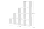 Vasagle LBC10WTV1 Bookshelf | White Vasagle LBC10WTV1 Bookshelf | White
