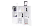 Vasagle LBC33WT Cube Shelf 3 Cupboard Doors | White Vasagle LBC33WT Cube Shelf 3 Cupboard Doors | White