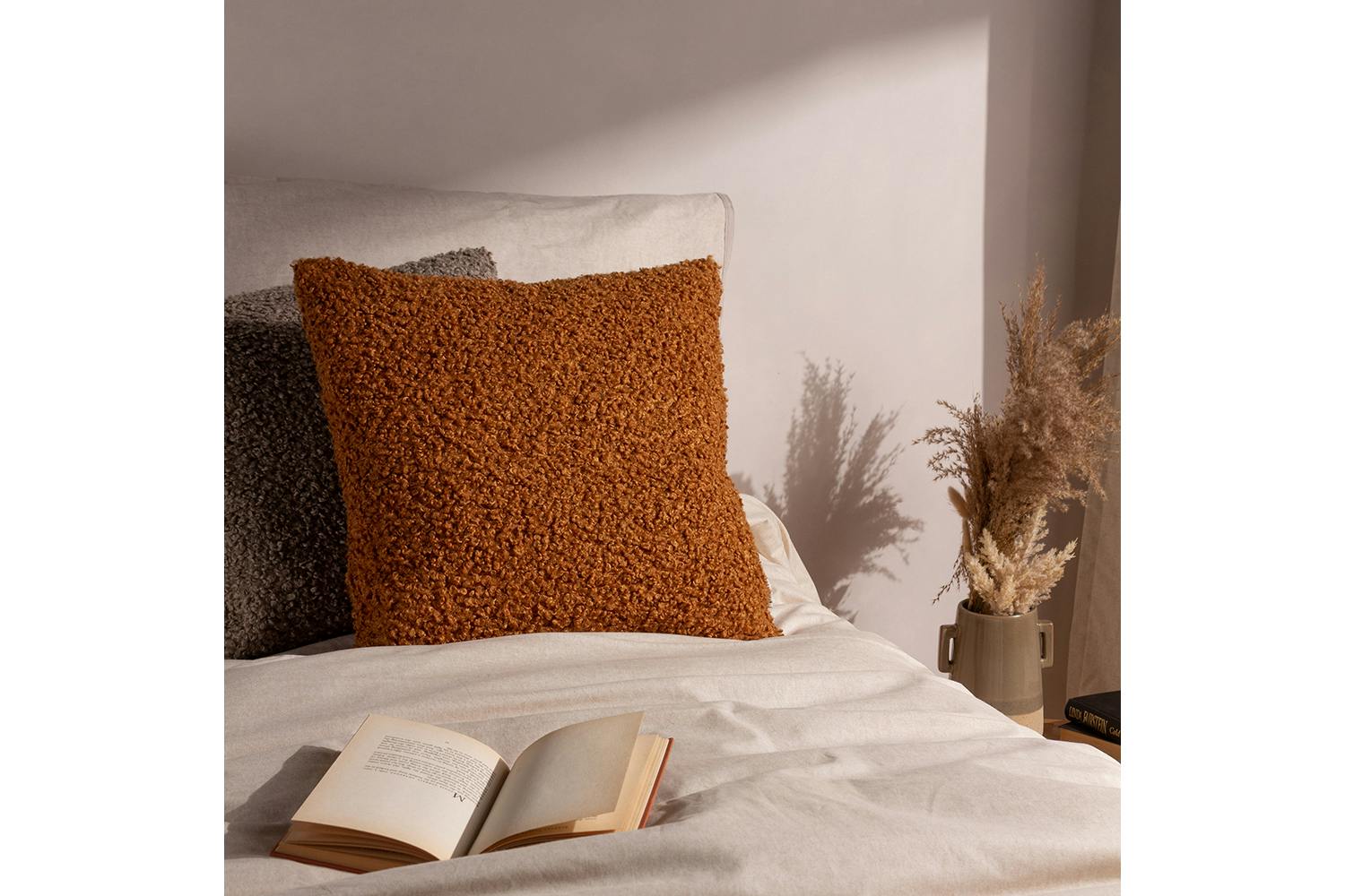 Cabu Feather Cushion | Ginger | 45 x 45 cm