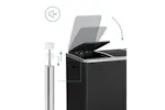 Songmics LTB54BK Garbage Can with 3 Compartments Songmics LTB54BK Garbage Can with 3 Compartments
