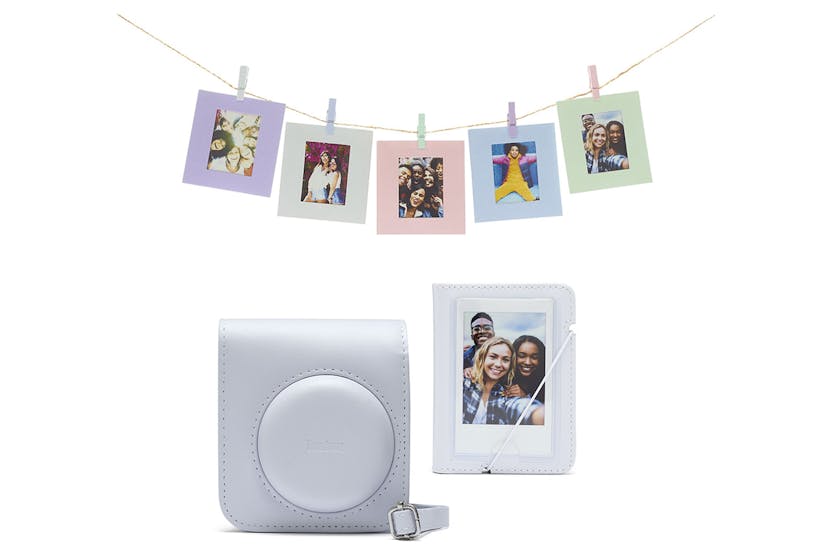 Fujifilm Instax Mini 12 Accessory Kit | Clay White Fujifilm Instax Mini 12 Accessory Kit | Clay White