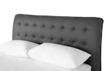 Lewis Bed Frame | Vegan Leather | Double | 4ft6 | Anthracite Lewis Bed Frame | Vegan Leather | Double | 4ft6 | Anthracite