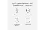 Cricut 2' Heat-Activated Color Changing Vinyl | Purple/Turquoise Cricut 2' Heat-Activated Color Changing Vinyl | Purple/Turquoise