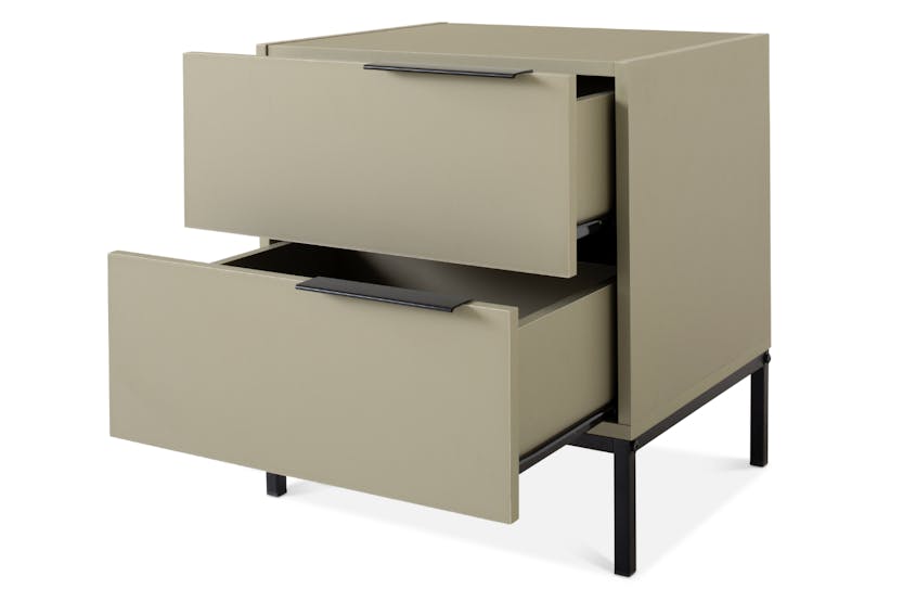 Avalon Bedside Locker | 2 Drawer | Pistachio Avalon Bedside Locker | 2 Drawer | Pistachio