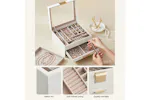 Songmics JBC239WT Jewelry Box with 3 Level Songmics JBC239WT Jewelry Box with 3 Level