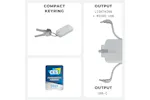 Rolling Square TAU Power Bank | Pure White Rolling Square TAU Power Bank | Pure White