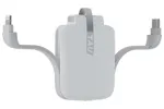 Rolling Square TAU Power Bank | Pure White Rolling Square TAU Power Bank | Pure White