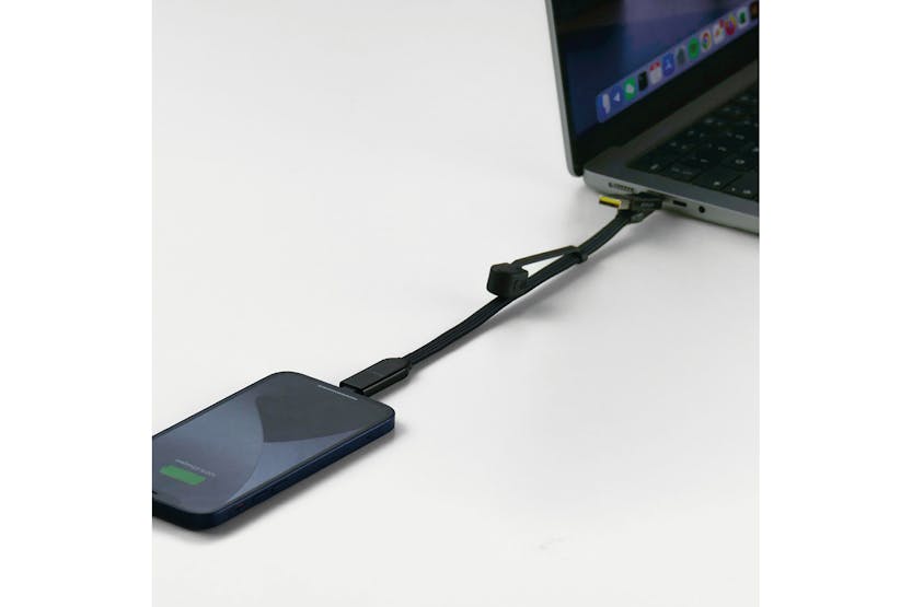 Rolling Square inCharge XL Cable | Urban Black | 0.3m Rolling Square inCharge XL Cable | Urban Black | 0.3m