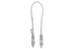 Rolling Square inCharge XL Cable | Glacier White | 0.3m Rolling Square inCharge XL Cable | Glacier White | 0.3m
